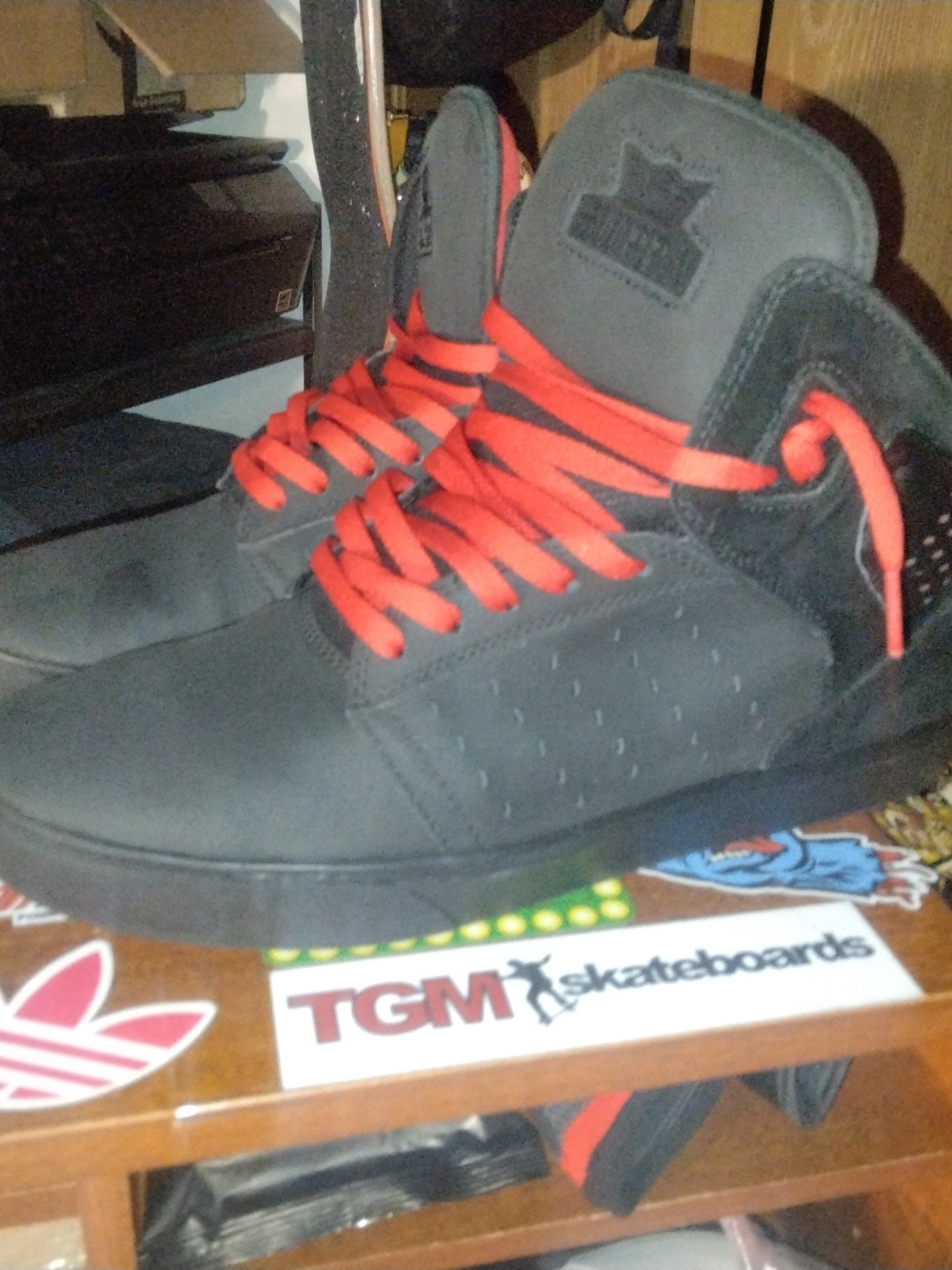 Supra Atom Vintage Black/Red -12